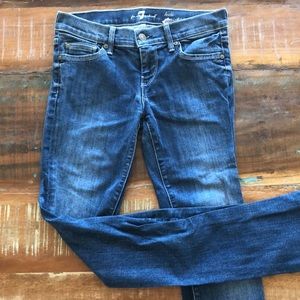 Seven for all mankind straight leg jeans - size 26